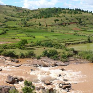 Paysage magnifique de l'île - Région d'Antananarivo.