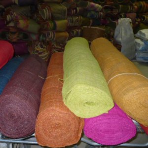 Rouleaux de rabanne multicolores