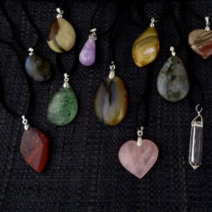 PENDANTS IN DIFFERENT STONES